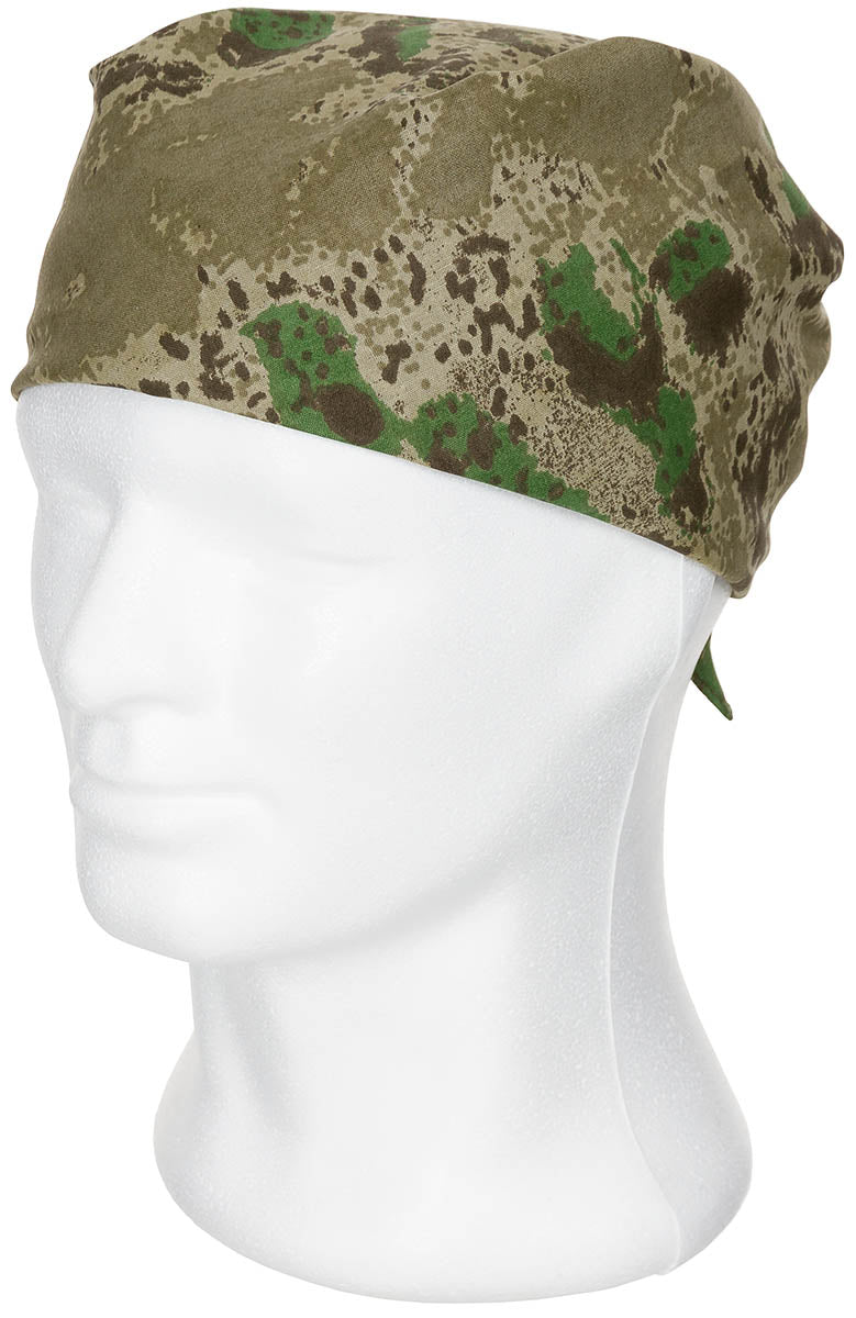 Bandana MFH en coton 55 x 55 cm, carré classique à porter au cou ou sur la tête