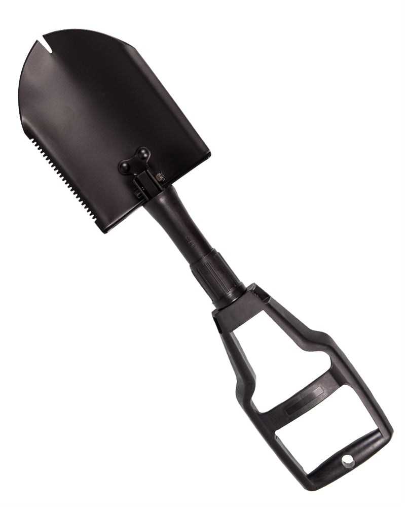 Pelle pliable type US Gen. II Mil-Tec acier au carbone 1060 g manche aluminium et housse