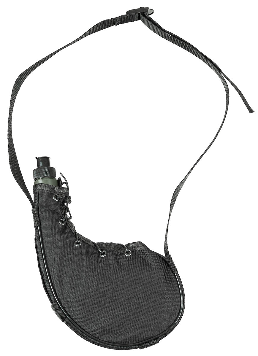 Gourde souple MFH Bota 750 ml en polyéthylène avec valve et housse lacée