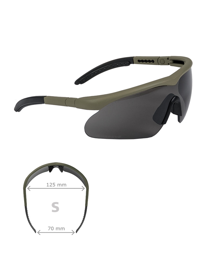 Lunettes de protection Swiss Eye Raptor petite taille monture nylon écrans UV-400