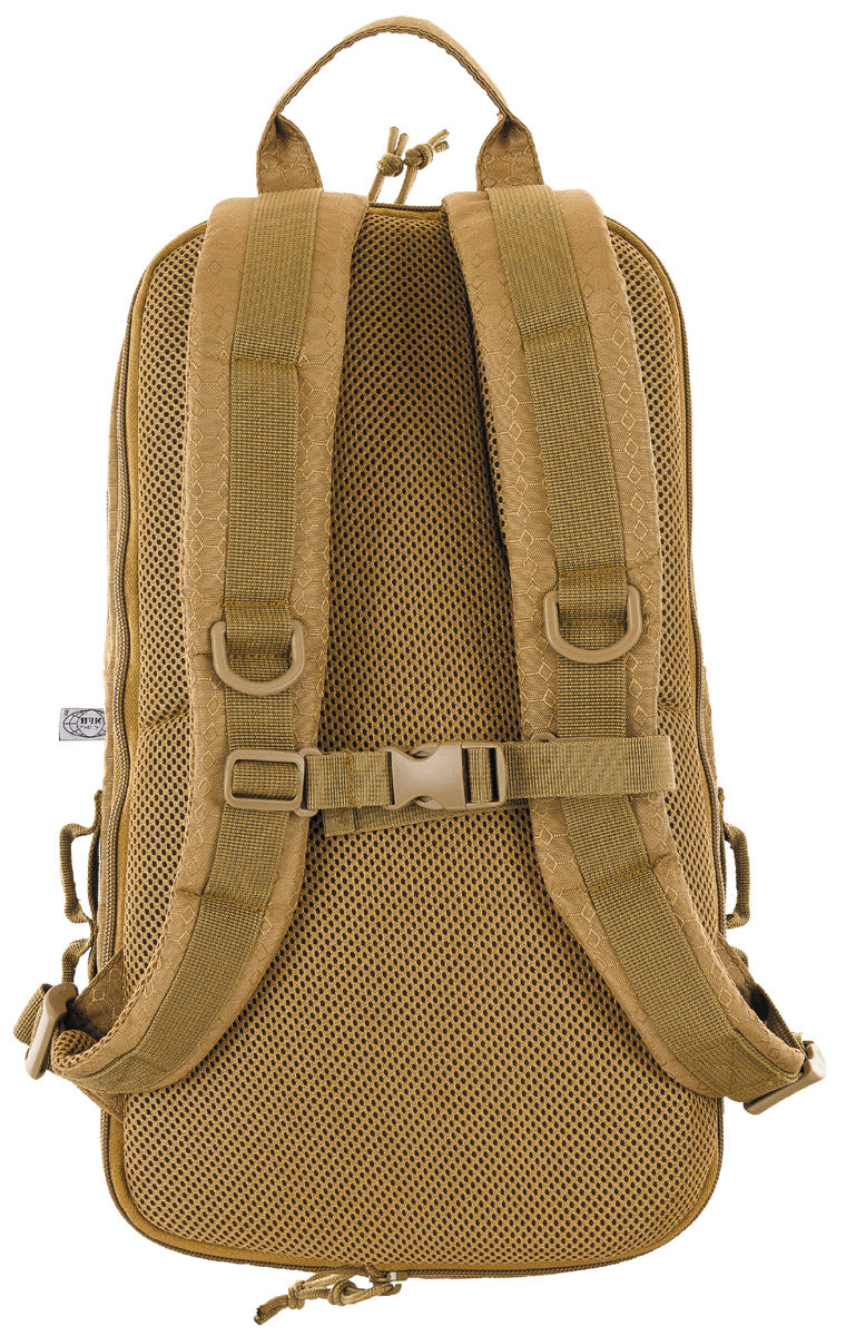 Sac à dos compressible MFH Compress OctaTac 7 à 15 L avec supports découpe laser