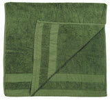 Serviette britannique tout coton, surplus d'occasion pièce de dotation revendue en lot, lot de 10