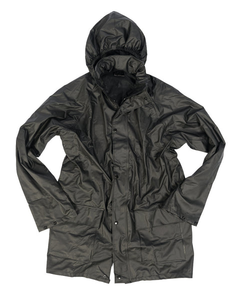 Veste de pluie Mil-Tec Quickpack en nylon enduit 3 000 mm 260 g avec sac de rangement