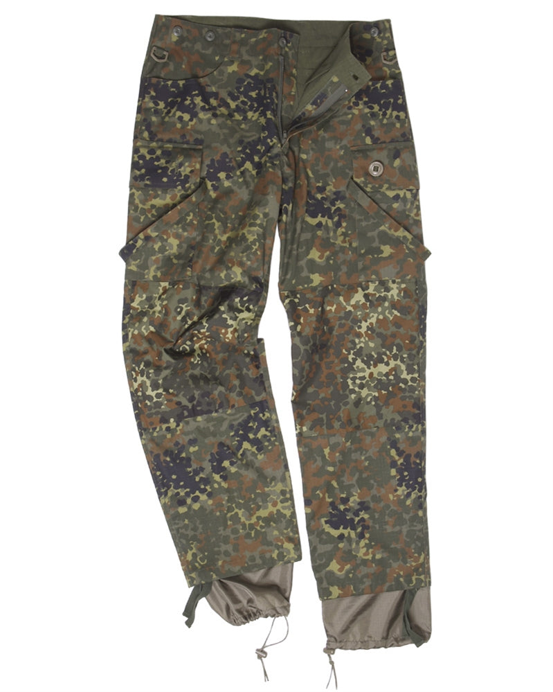 Pantalon Mil-Tec Kommando en ripstop coton polyester genoux renforcés guêtres intégrées