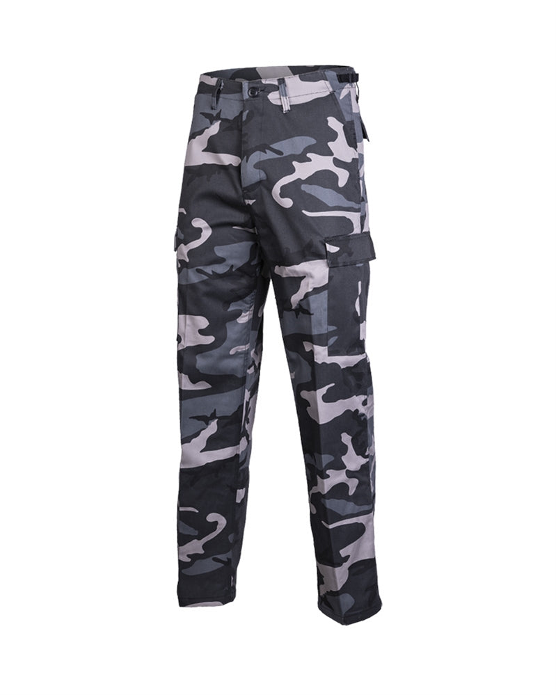 Pantalon de combat Mil-Tec type BDU Ranger coupe droite en polyester coton six poches