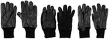Gants à doigts britanniques doublé, surplus d'occasion, lot de 10