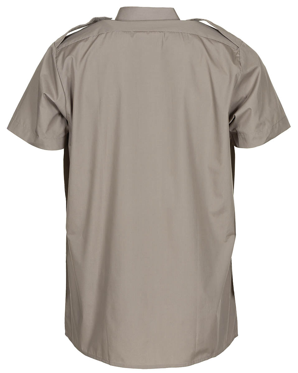 Chemise de service britannique à manches courtes, surplus d'occasion, lot de 10