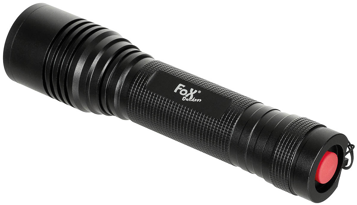 Lampe torche Fox Outdoor Security 1000 lumens portée 500 m autonomie 30 heures