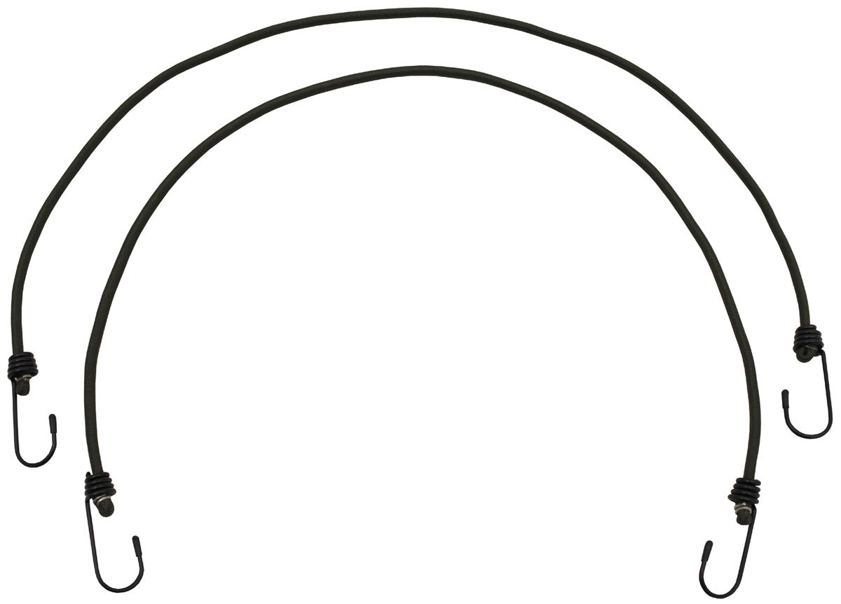 Lot de 2 tendeurs élastiques MFH 75 cm diamètre 6 mm à crochets en acier