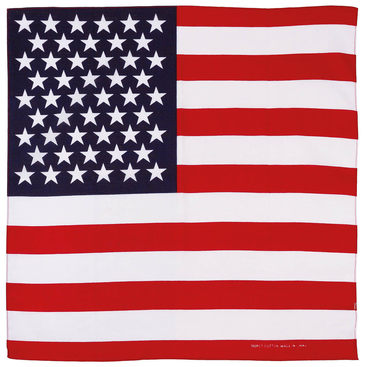 Bandana MFH en coton 55 x 55 cm, carré classique à porter au cou ou sur la tête