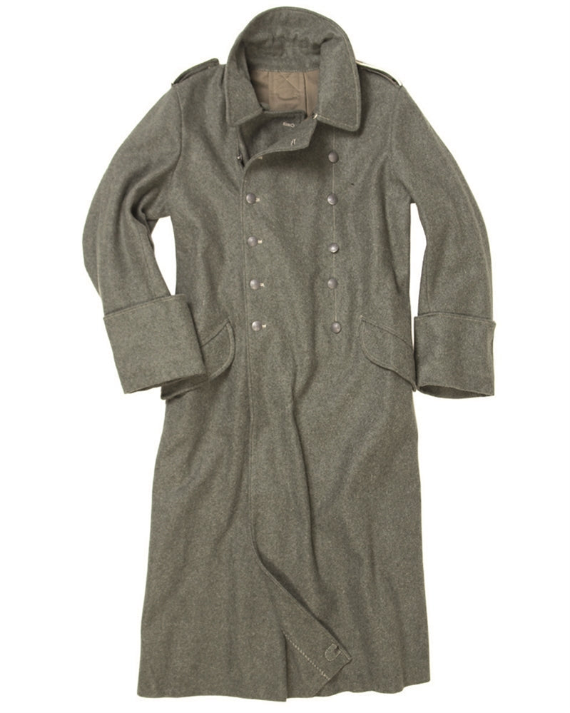Manteau de campagne M40 type Wehrmacht Mil-Tec en laine et viscose doublé coton
