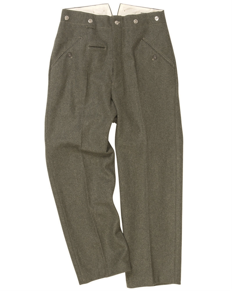 Pantalon de campagne M40 type Wehrmacht Mil-Tec en laine et viscose doublé coton