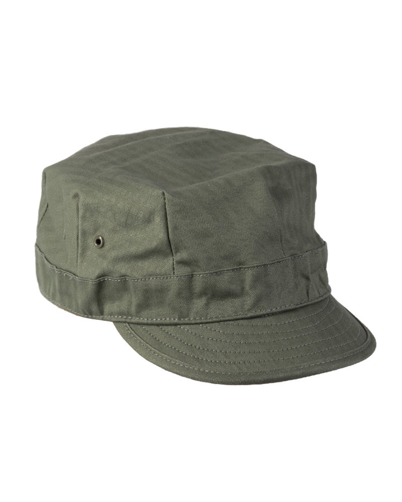 Casquette de campagne type US Mil-Tec en coton sergé chevrons pour reconstitution
