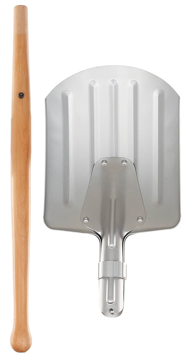 Pelle à neige type norvégien MFH démontable aluminium et bois 74 cm