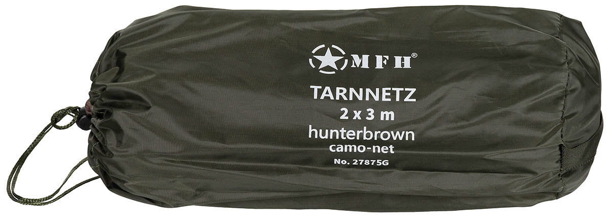 Filet de camouflage réversible MFH 2 x 3 m en polyester sans filet support