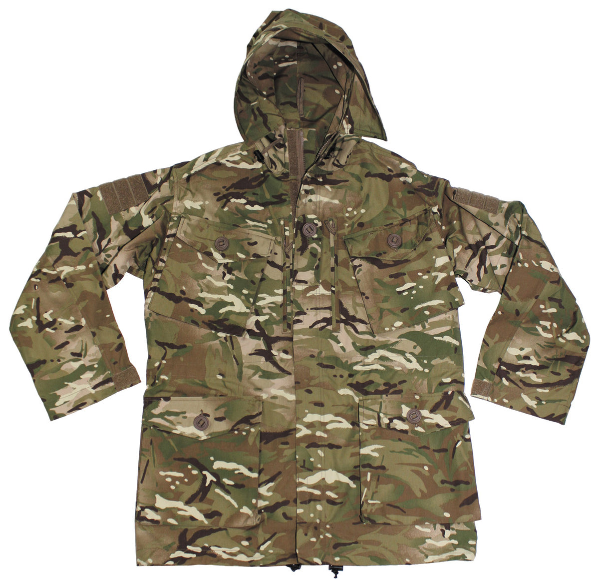Veste de commando Smock britannique coupe-vent en coton et polyester, motif MTP, surplus comme neuf
