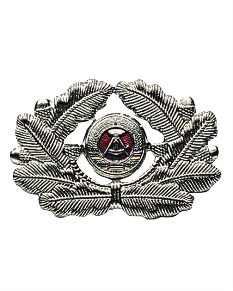 Couronne de casquette d'officier des forces terrestres est-allemandes
