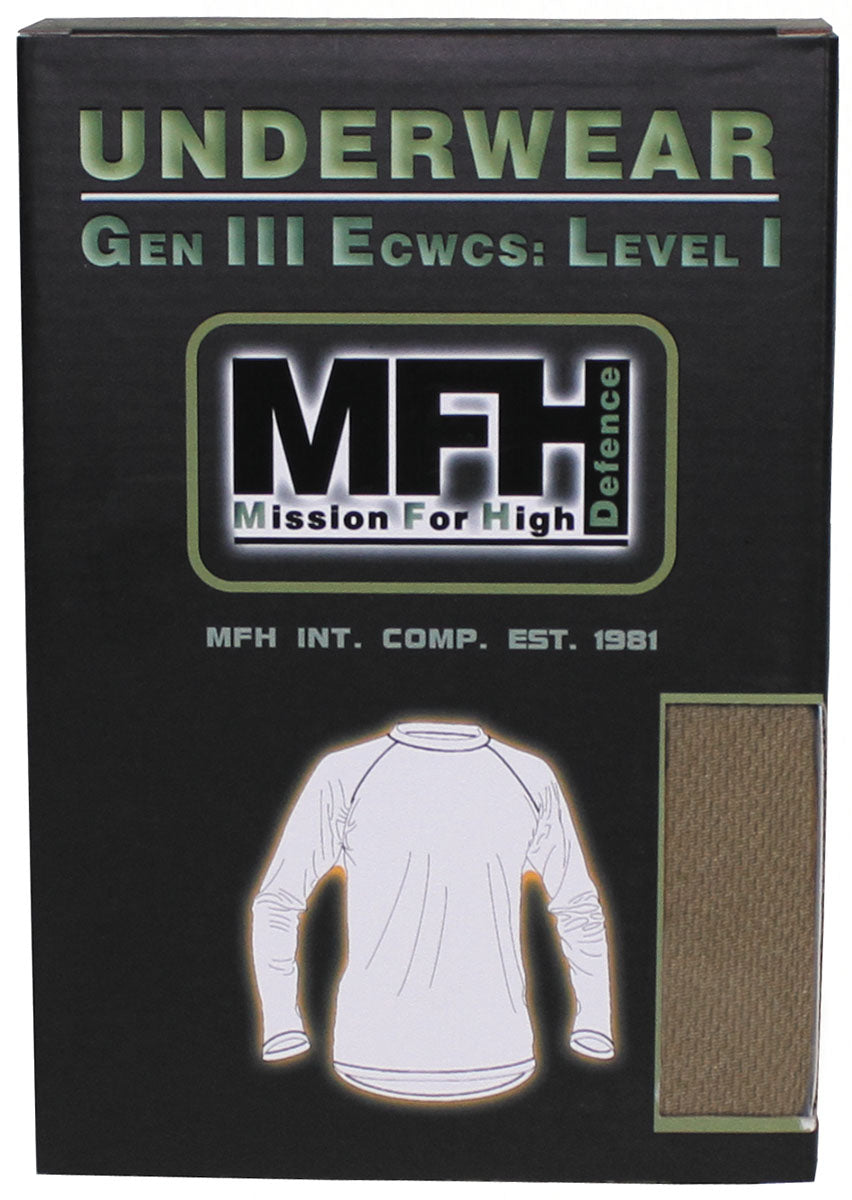 T-shirt thermorégulateur Level I GEN III MFH Professional polyester 130 g/m²