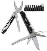 Pince multifonctions Fox Outdoor 7 outils avec ciseaux et jeu de 9 embouts