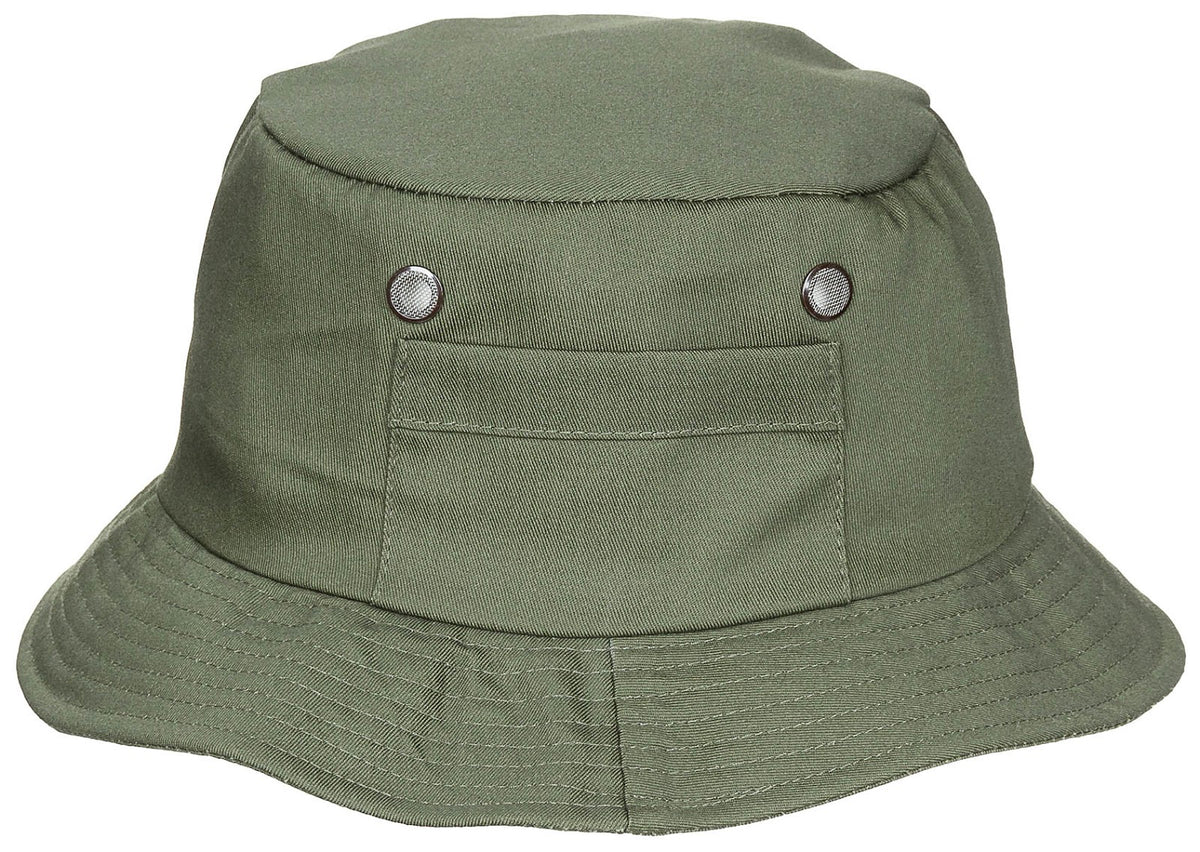 Chapeau de brousse MFH en polycoton à deux poches latérales et œillets filet