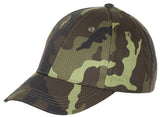 Casquette enfant MFH à visière préformée surpiquée, taille réglable et six aérations