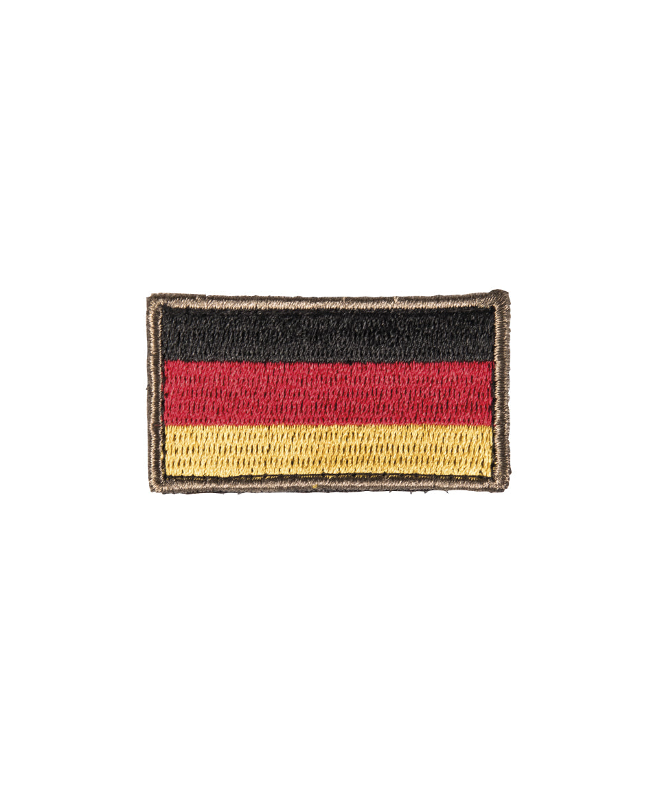 Ecusson de nationalité allemande Mil-Tec en polyester 2,8 x 5,4 cm à dos auto-agrippant