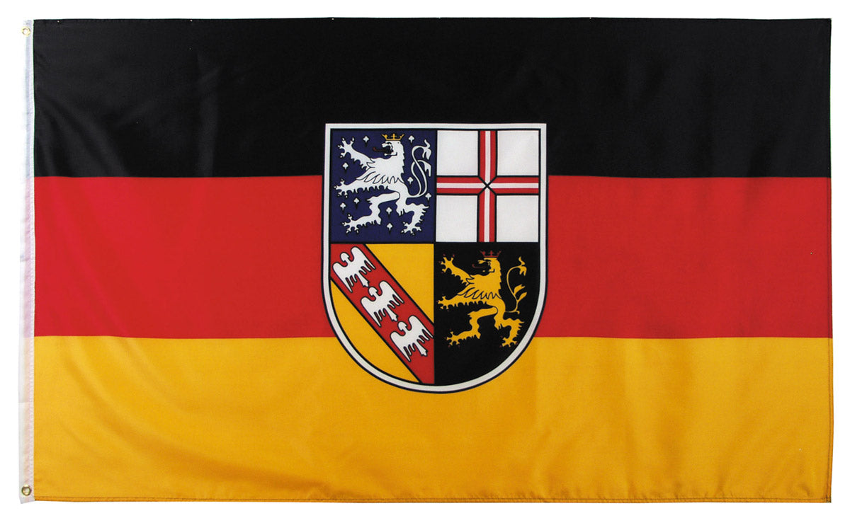 Drapeau régional MFH en polyester 90 x 150 cm avec bande de renfort cousue