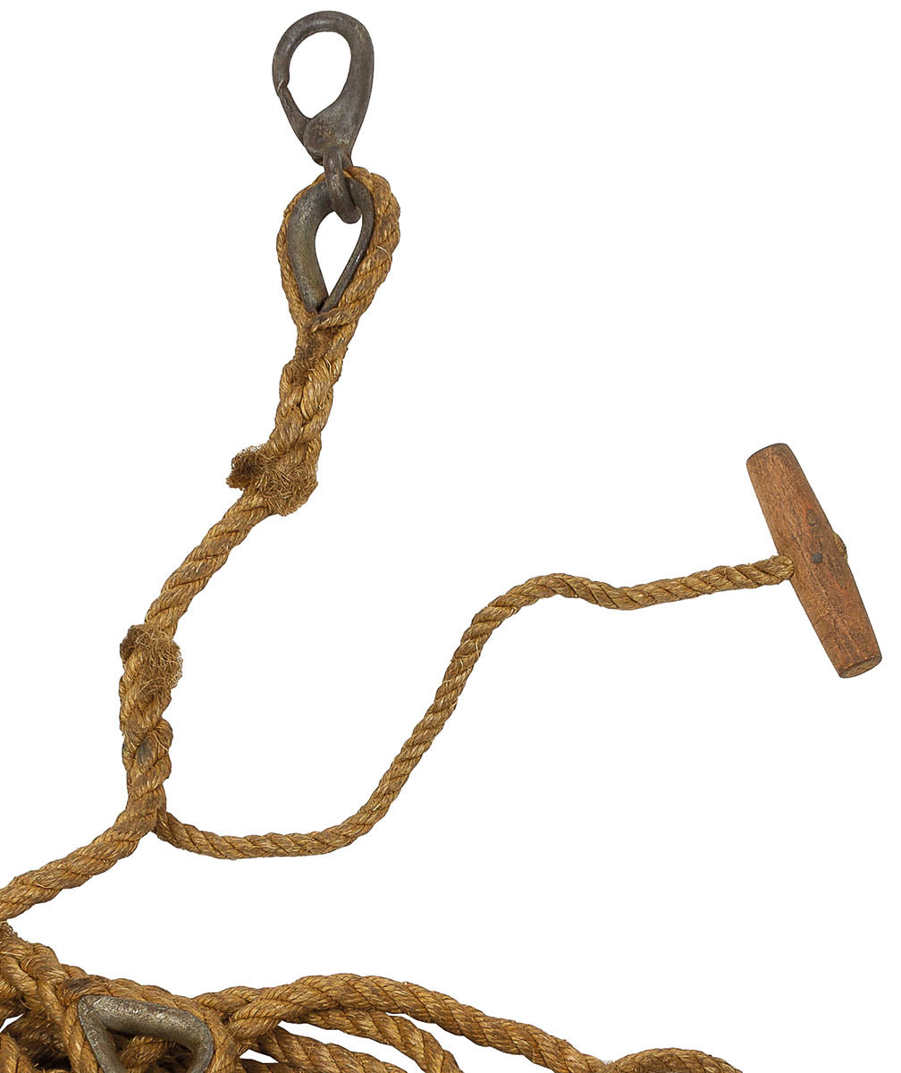 Corde en chanvre suédoise de 16 mm, surplus d'occasion pièce de dotation revendue en lot
