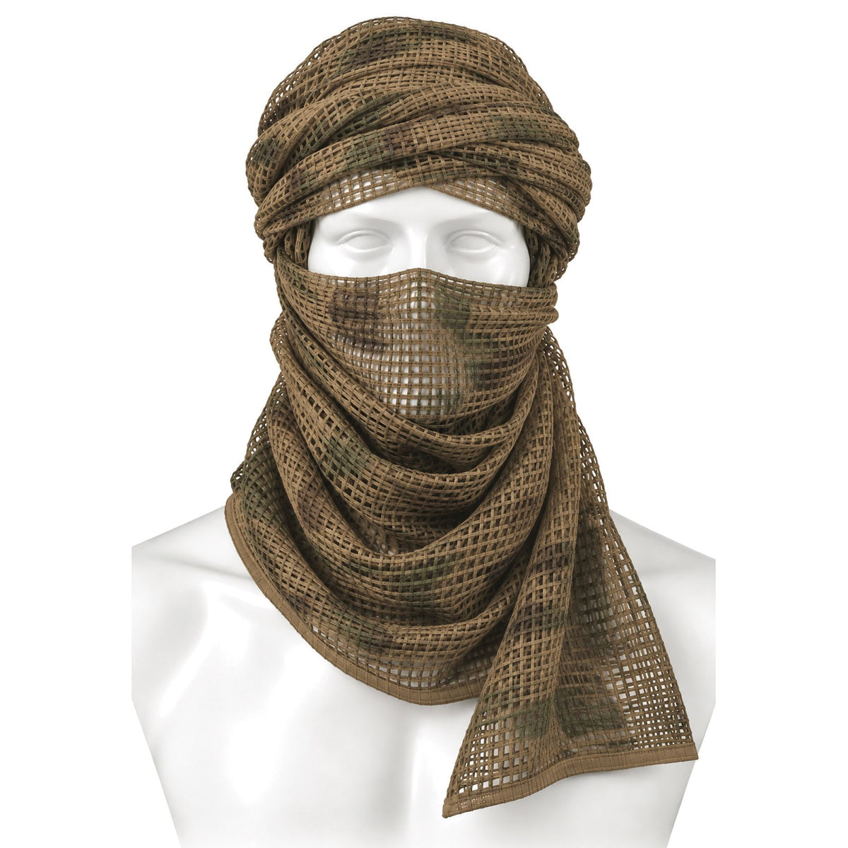 Chèche filet Barracuda OPEX polyester 190 x 90 cm protection soleil et poussière