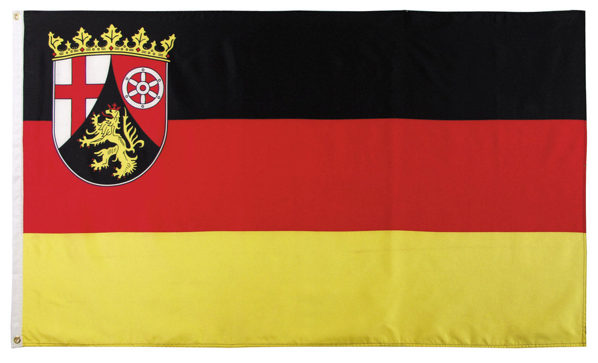 Drapeau régional MFH en polyester 90 x 150 cm avec bande de renfort cousue