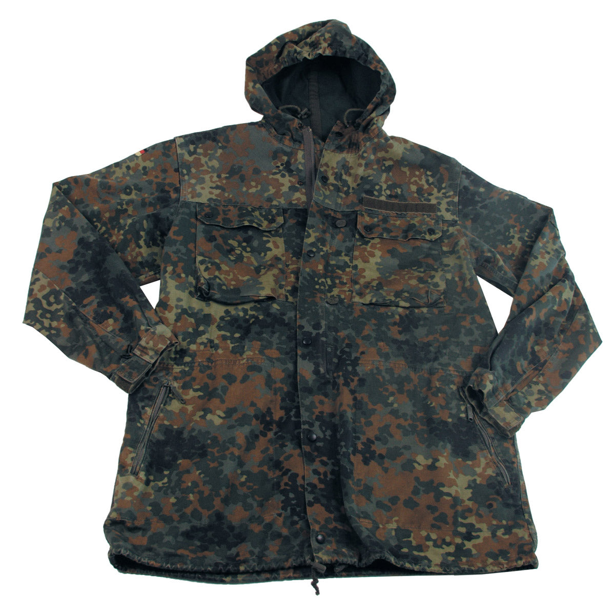 Parka allemande sans doublure, surplus d'occasion pour le travail extérieur et le bivouac, lot de 5
