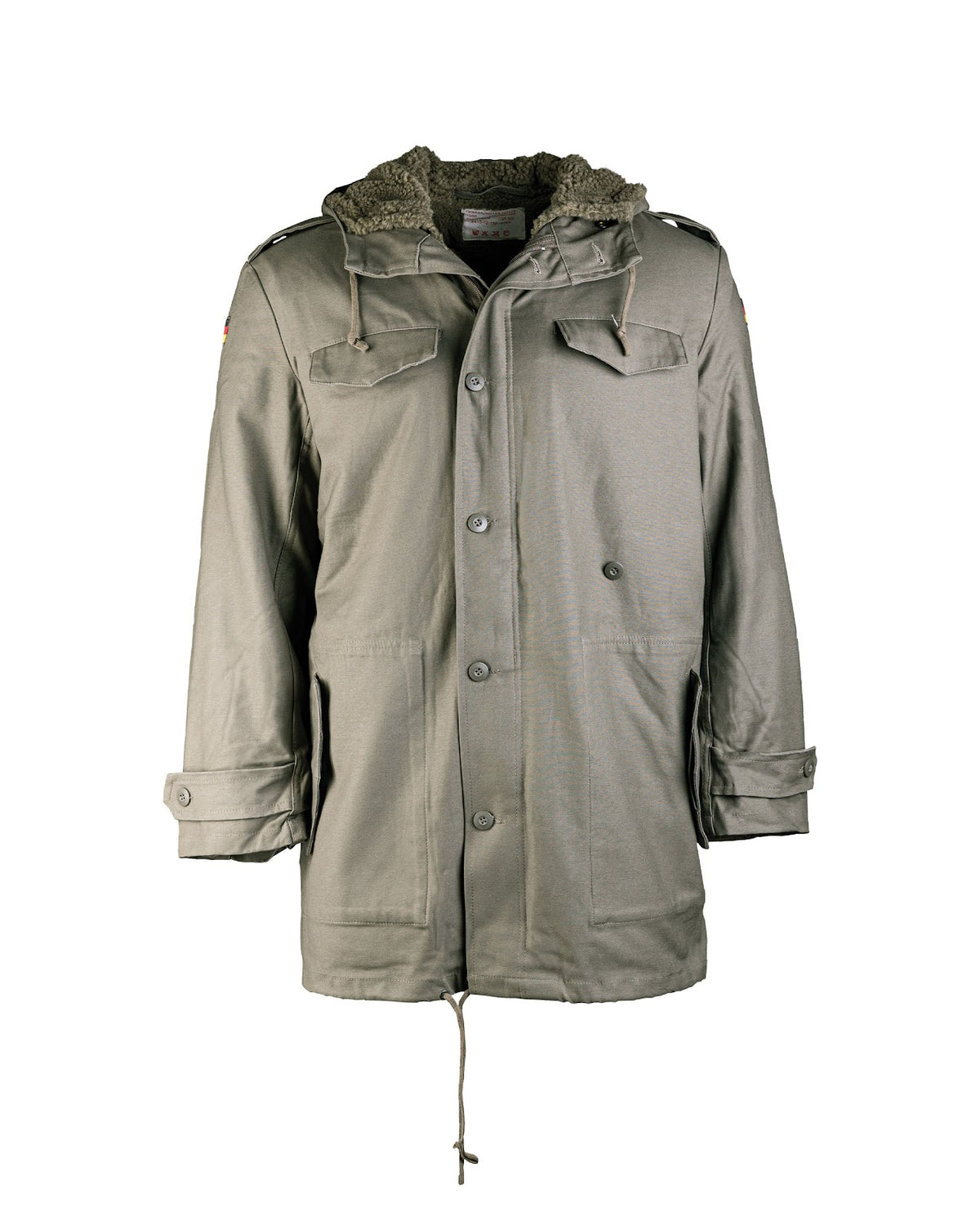 Parka Mil-Tec type Bundeswehr en coton satin imprégné avec doublure déboutonnable