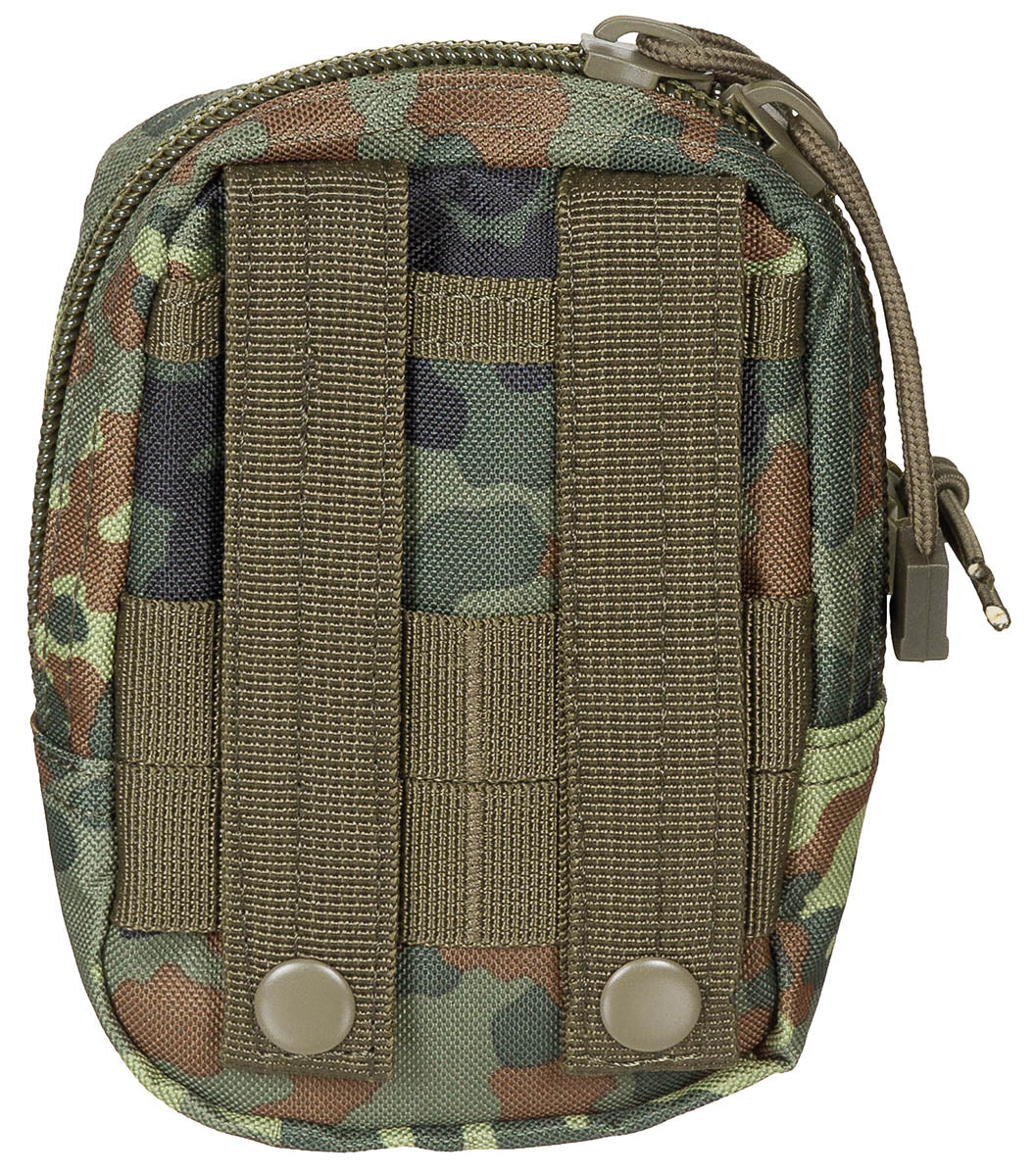 Pochette utilitaire MOLLE MFH à rabat et boucle rapide, 11 x 15 x 10 cm