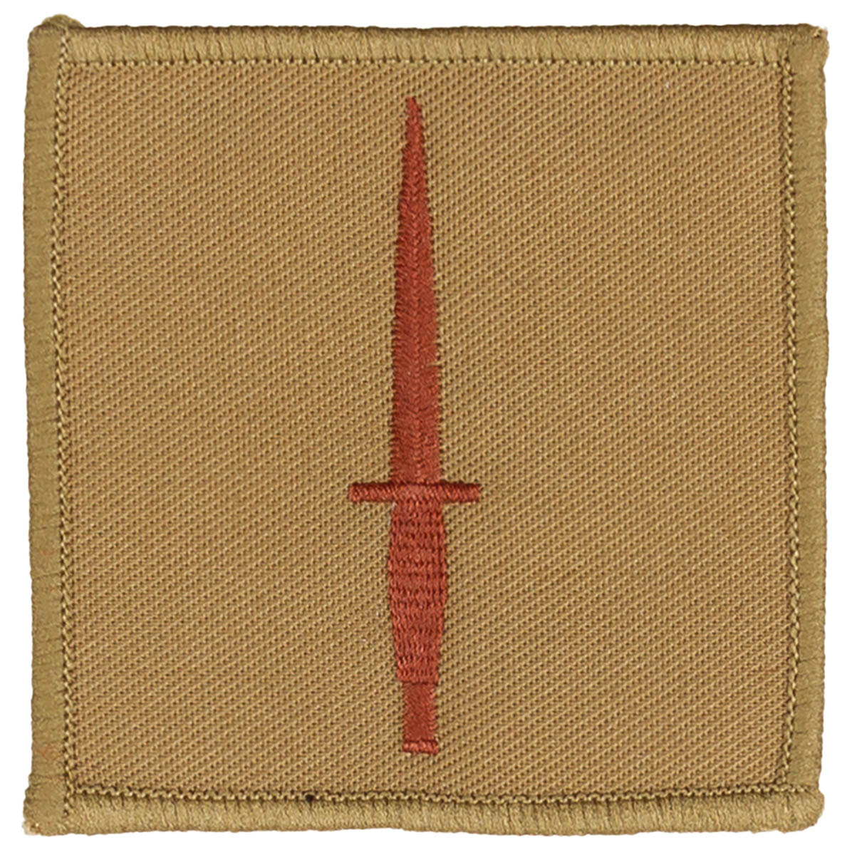 Écusson brodé britannique de 6,5 x 6,5 cm, surplus comme neuf, lot de 10