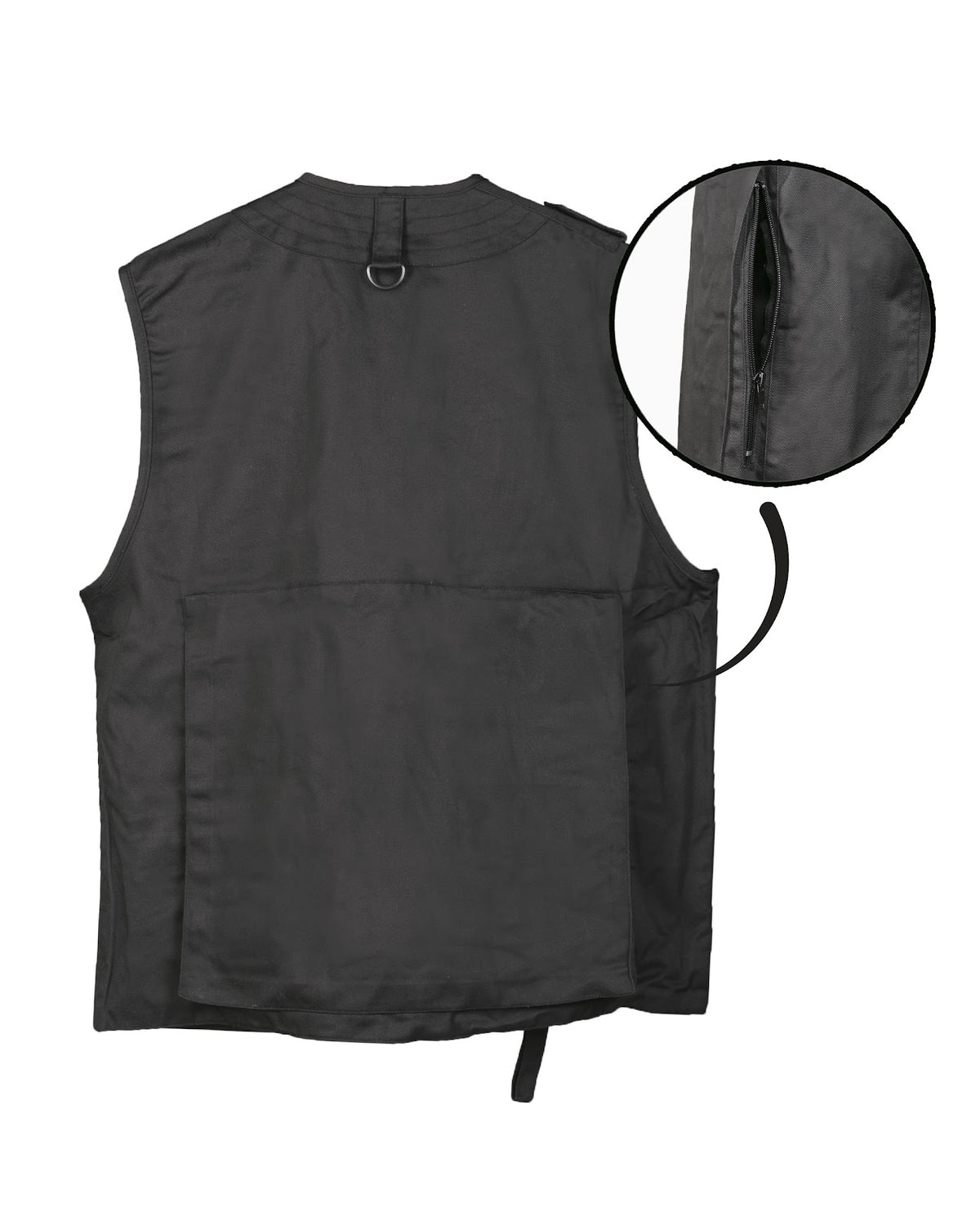 Gilet multipoches Mil-Tec en polyester-coton 14 poches avec dos en maille aeree