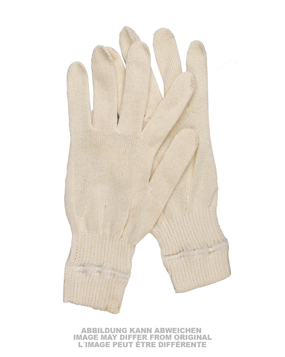 Gants de vol tricotés ignifugés de la Bundeswehr, stock ancien jamais porté