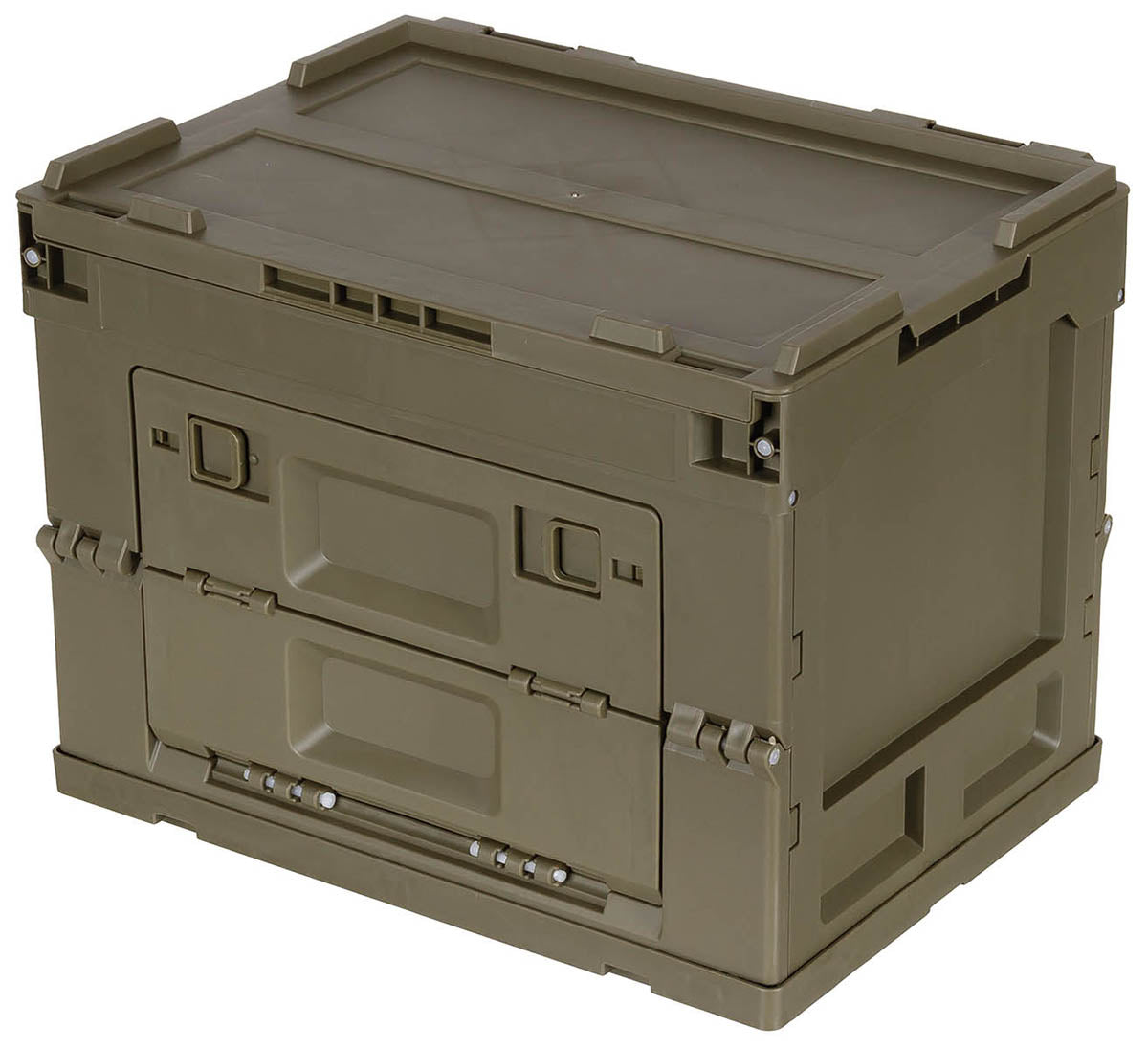 Caisse pliable MFH en polypropylène 20 et 60 l empilable à couvercle intégré