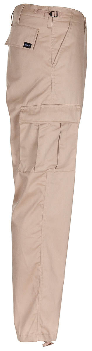 Pantalon de combat US BDU MFH à glissière polycoton 65/35 six poches passants 5,5 cm