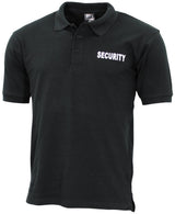Polo Security MFH polycoton imprimé poitrine et dos patte trois boutons