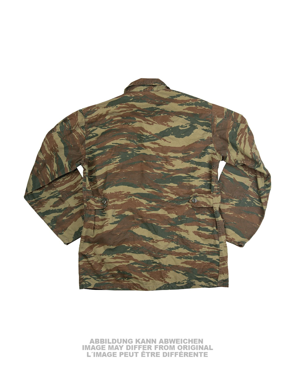 Veste de combat grecque type BDU en coton-polyester, surplus d'occasion