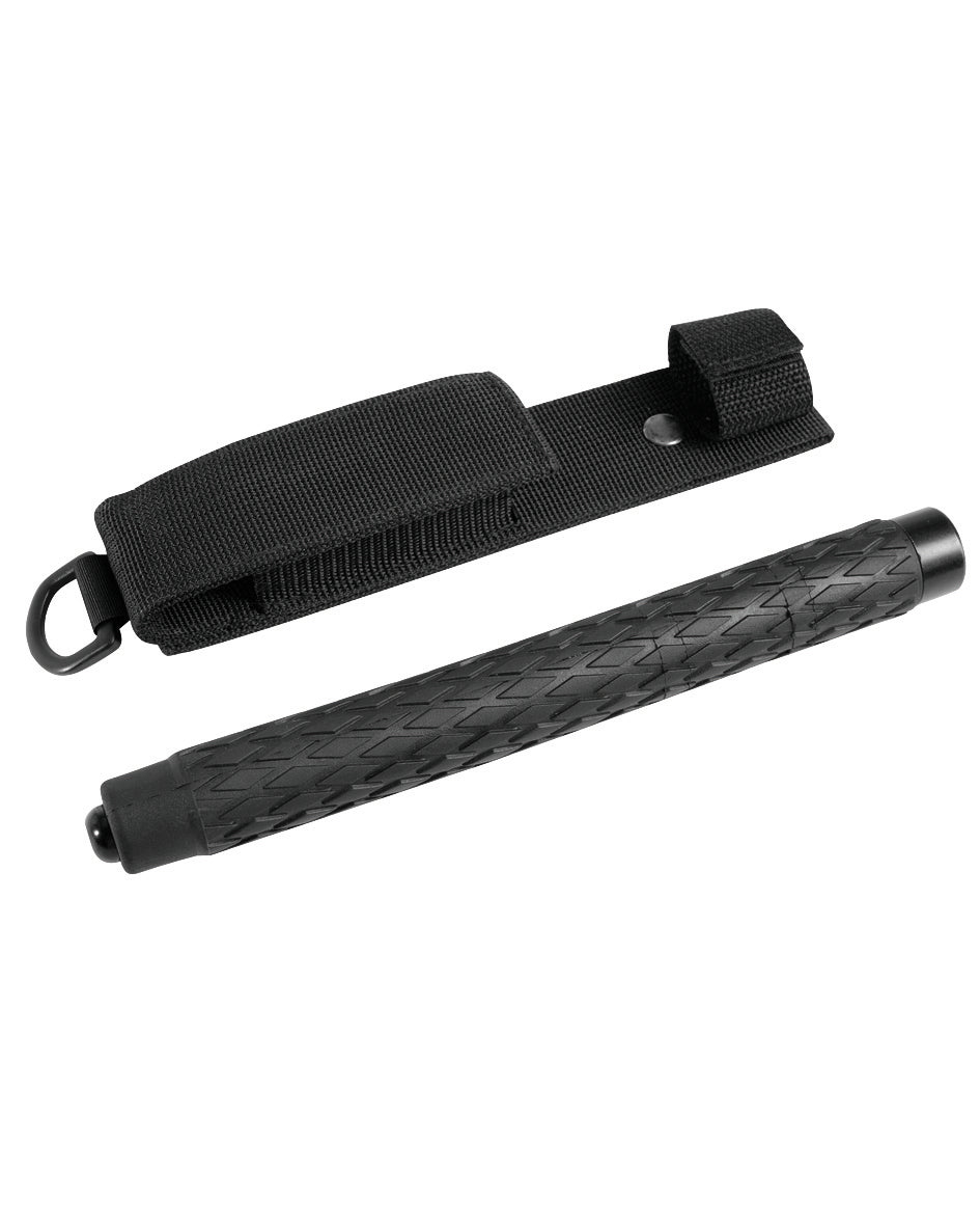 Matraque télescopique Mil-Tec acier au carbone 26 / 65 cm poignée TPE avec étui nylon