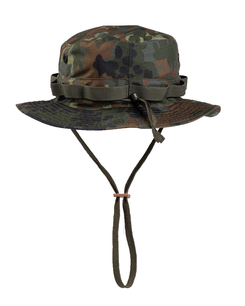 Chapeau de brousse type US GI Mil-Tec en polycoton ripstop taille unique ajustable