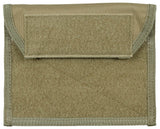 Poche de poitrine MOLLE MFH en polyester 18 × 14 cm à deux compartiments plats