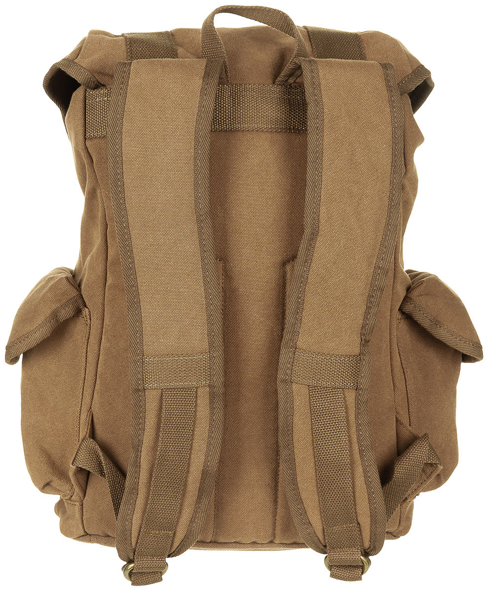 Sac à dos en toile PT PureTrash 25 l en coton à boutons pression et laiton
