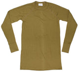 Maillot de corps néerlandais à manches longues avec élasthanne, surplus d'occasion, lot de 10
