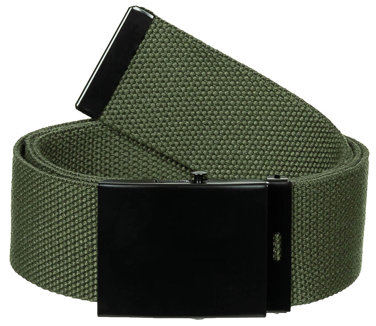 Ceinture MFH en toile coton 4,5 cm à boucle métallique réglable à 130 cm