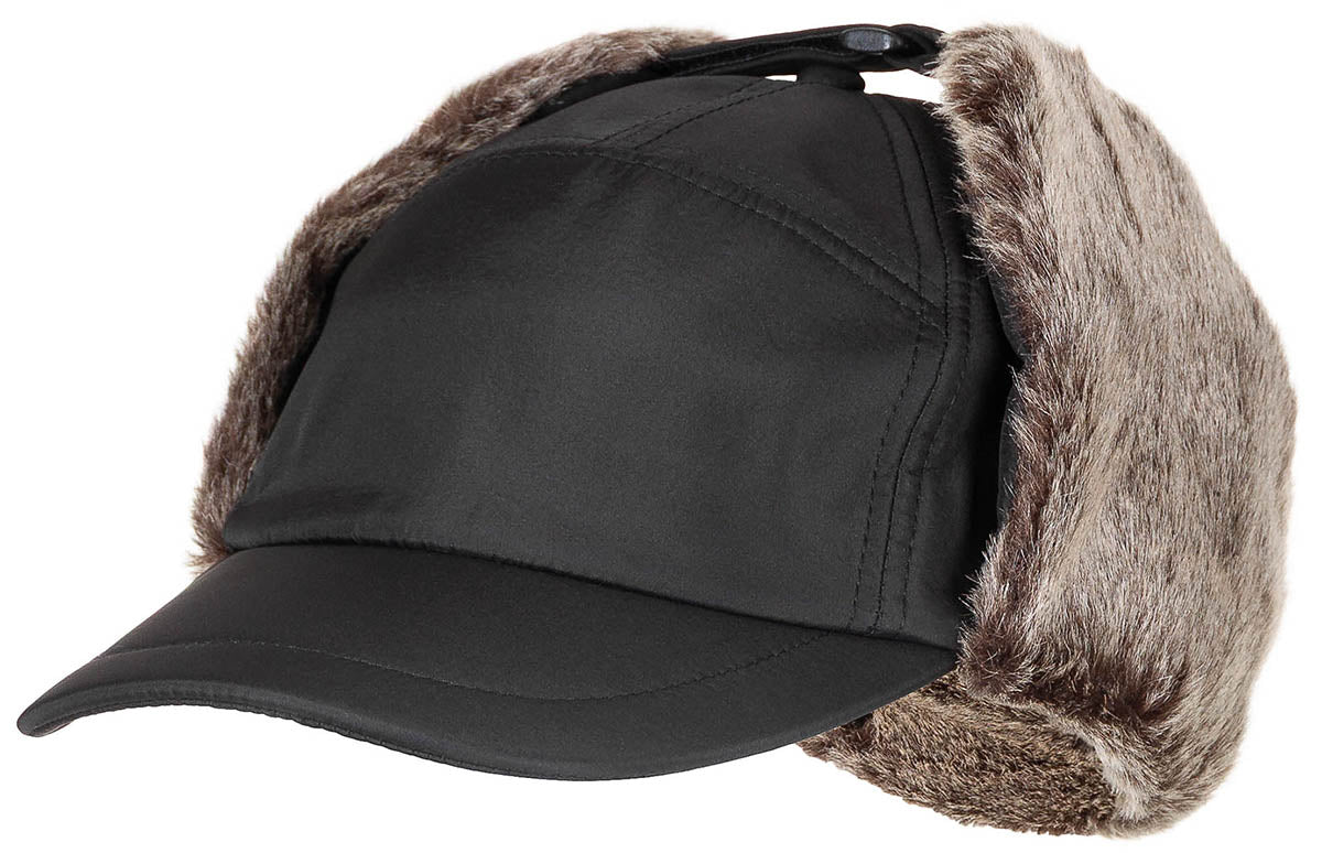 Bonnet Trapper Fox Outdoor à rabats d'oreilles visière et doublure polaire