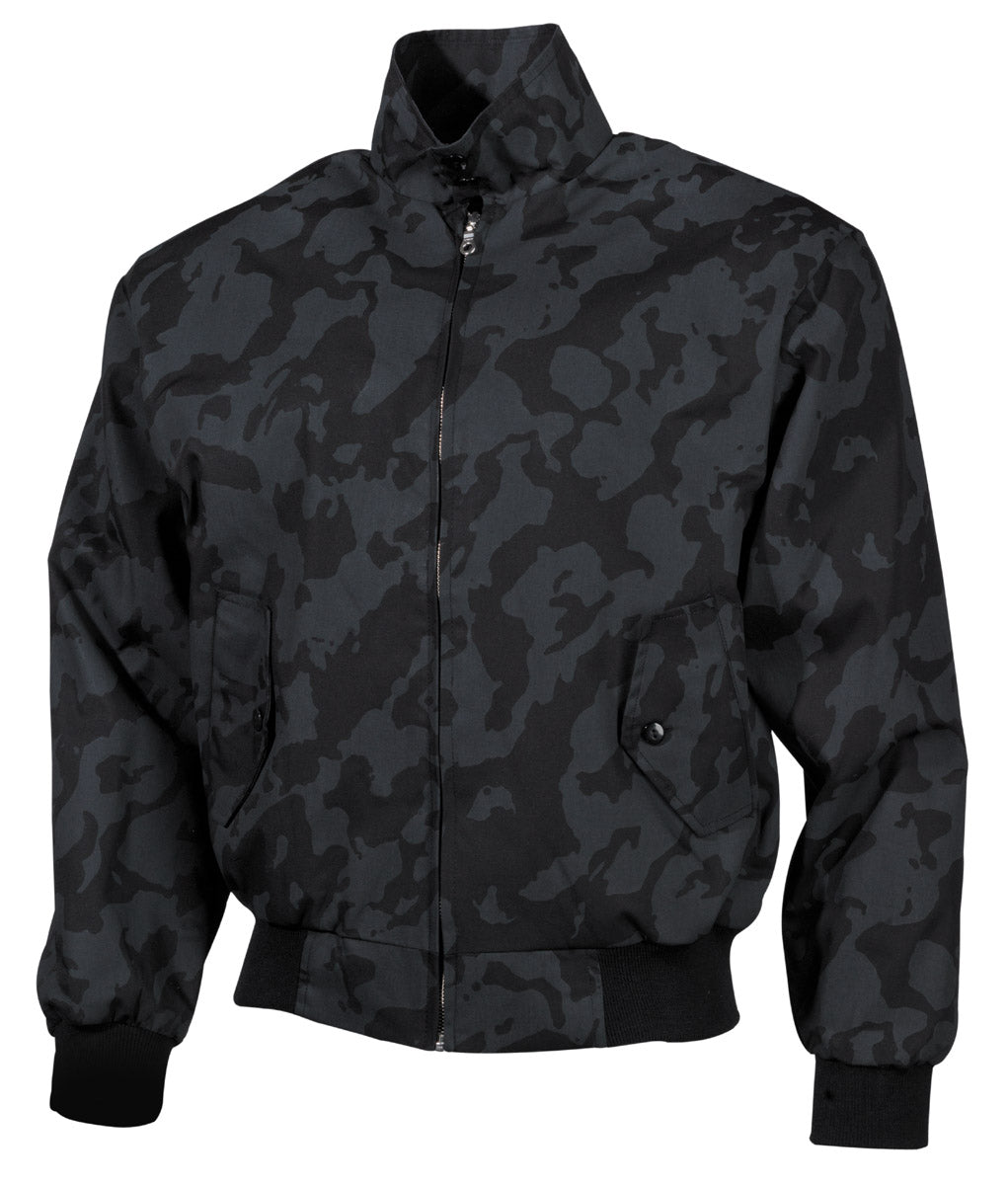 Blouson MFH English Style à col montant boutonné et doublure à carreaux