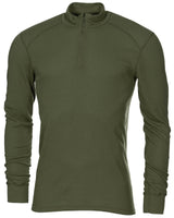 Maillot de corps néerlandais Odlo à fermeture à glissière, surplus d'occasion, lot de 10