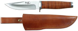 Couteau à lame fixe Ranger 11 Fox Outdoor lame 11 cm manche cuir et fourreau
